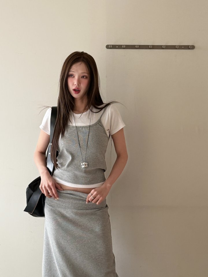 Baguette - Korean Women Fashion - #pursuepretty - Ribbed Basic Set - 8
