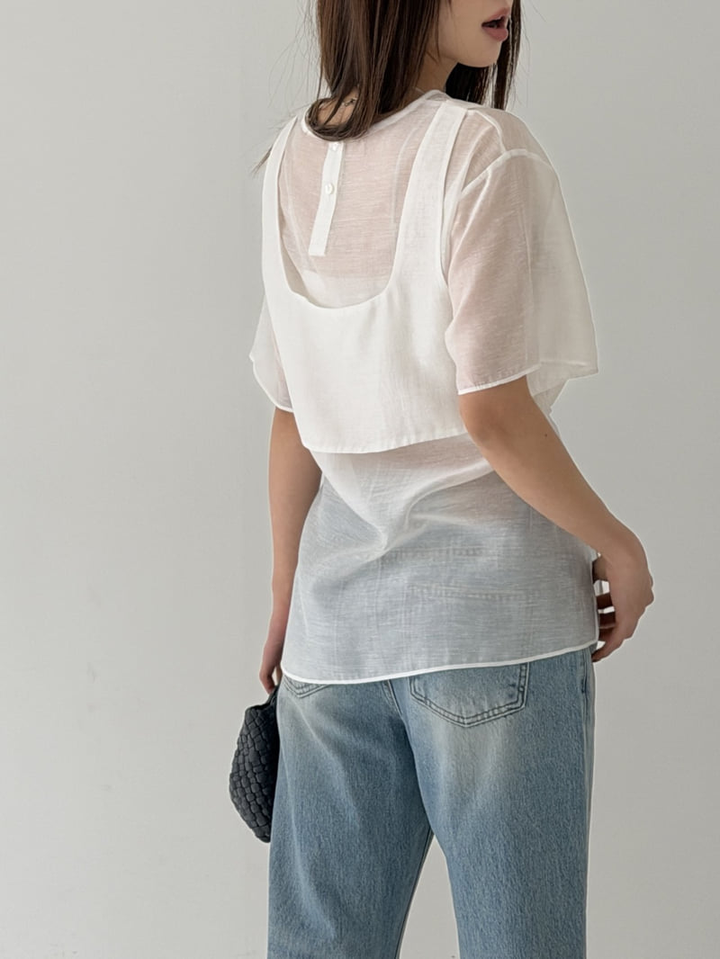 Baguette - Korean Women Fashion - #pursuepretty - Jane Double-Layer Blouse - 10