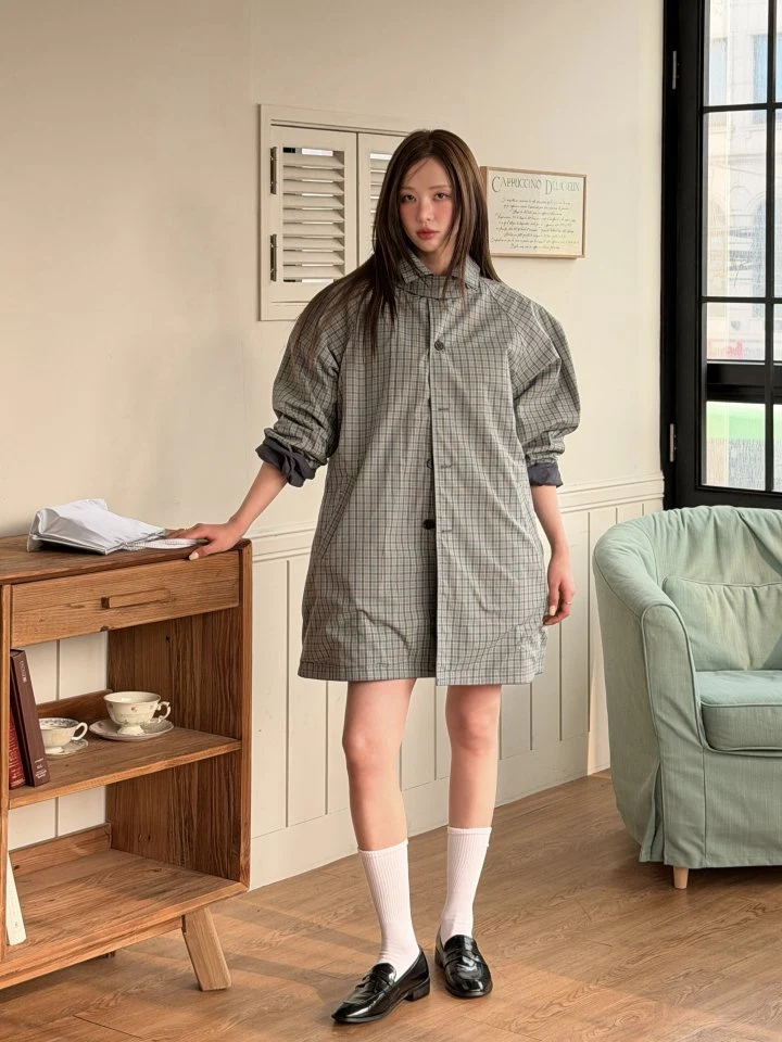 Baguette - Korean Women Fashion - #restrostyle - Tommy Reversible Trench Coat - 11