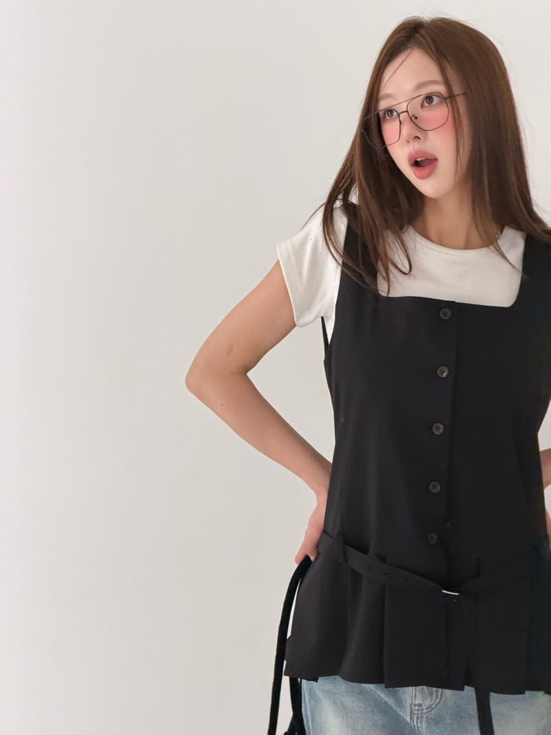 Baguette - Korean Women Fashion - #shopsmall - Rich Vest - 10