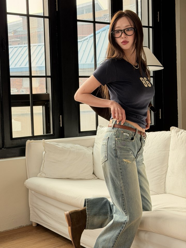 Baguette - Korean Women Fashion - #vintageinspired - Fit 86 Tee - 7