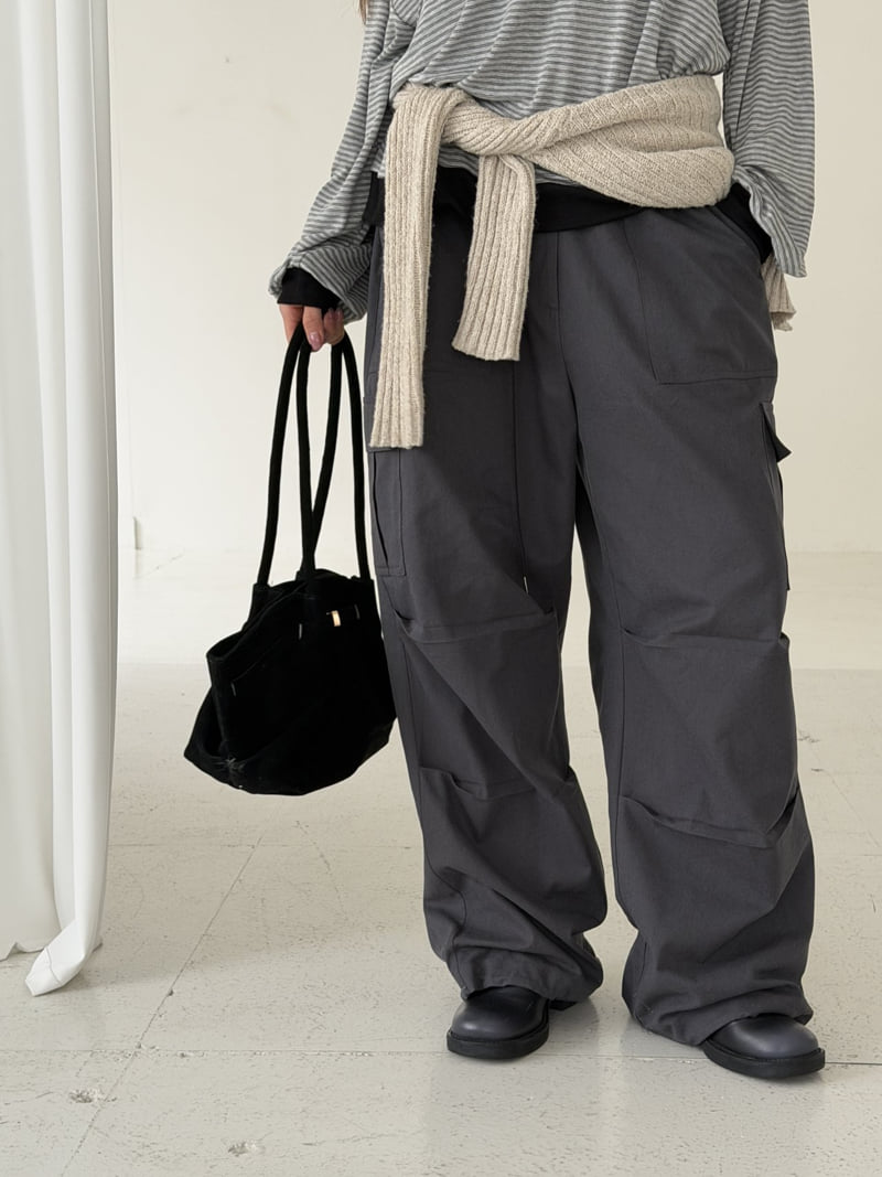 Baguette - Korean Women Fashion - #vintageinspired - Mark Cargo Pants - 12