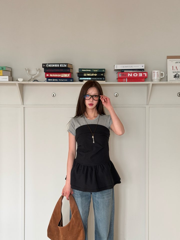 Baguette - Korean Women Fashion - #womensfashion - Double Layer Blouse - 12