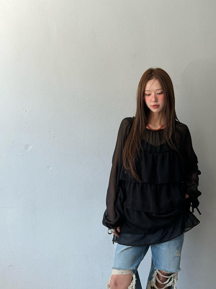 Andy Tiered Blouse by Baguette for Women - view 11