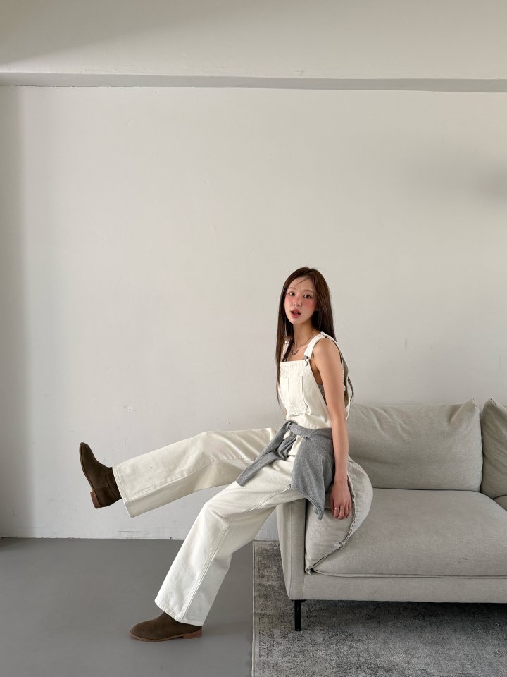 Baguette - Korean Women Fashion - #womensfashion - Cotton Overall Pants - 2