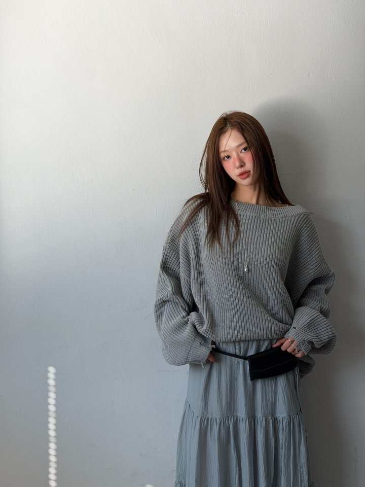 Baguette - Korean Women Fashion - #womensfashion - Vintage Waffle Knit Cardigan - 7