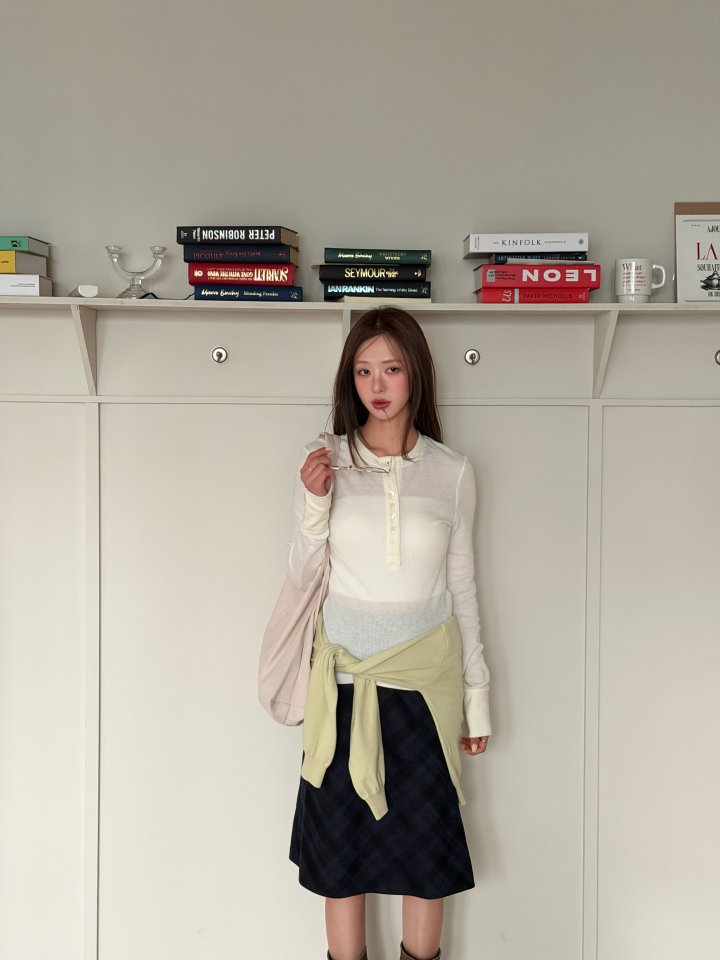 Baguette - Korean Women Fashion - #womensfashion - Margo Waffle Tee - 7