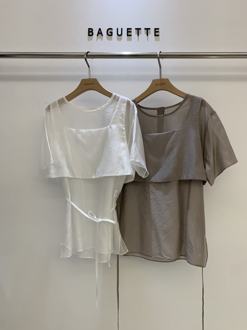 Baguette - Korean Women Fashion - #womensfashion - Jane Double-Layer Blouse