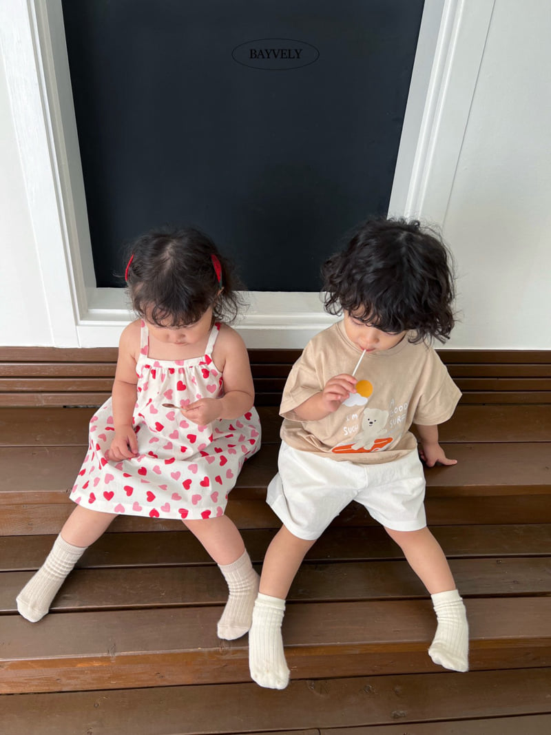 Bayvely - Korean Children Fashion - #Kfashion4kids - Bear Surfer Tee - 9
