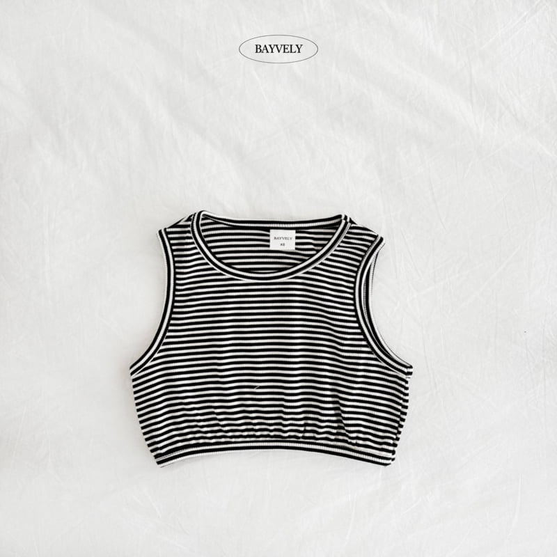 Bayvely - Korean Children Fashion - #kidzfashiontrend - Crop Balloon Sleeveless - 4