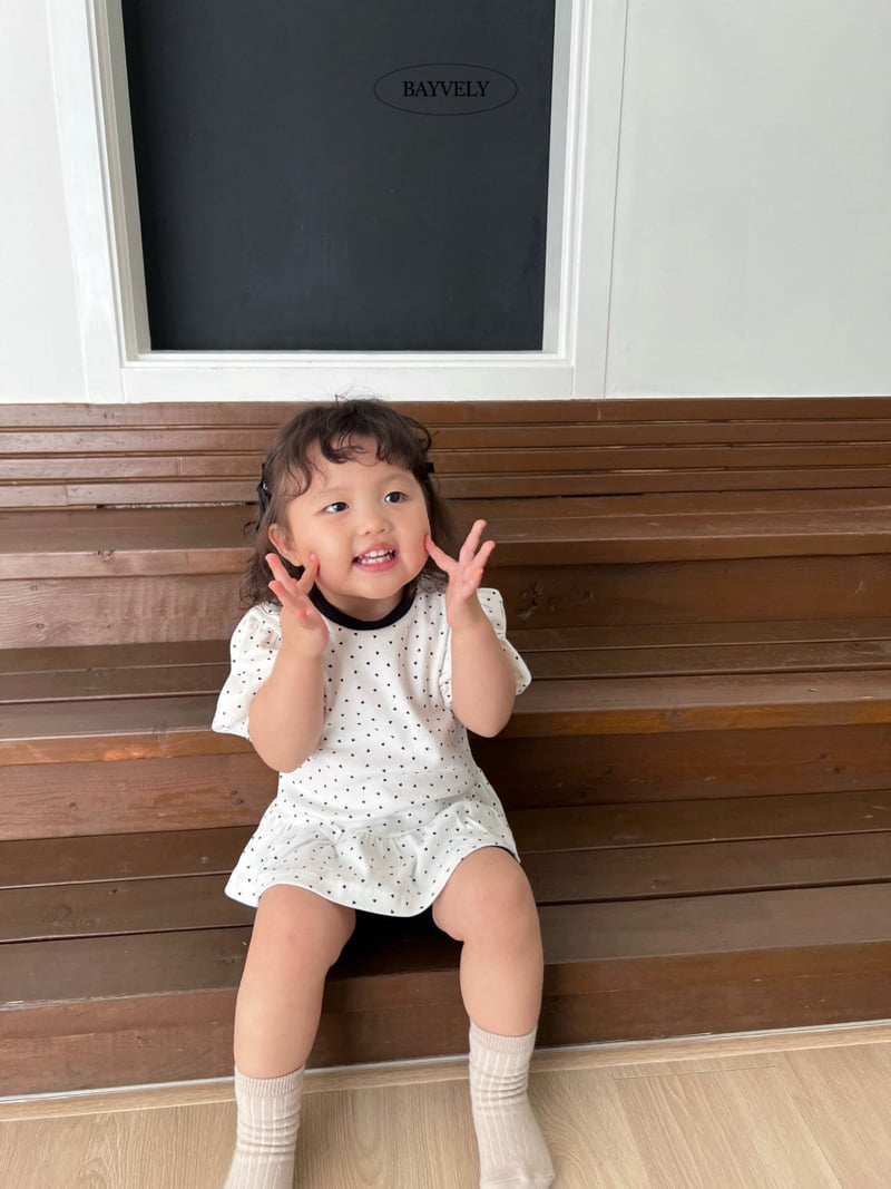Bayvely - Korean Children Fashion - #Kfashion4kids - Heart Puff Tee - 8