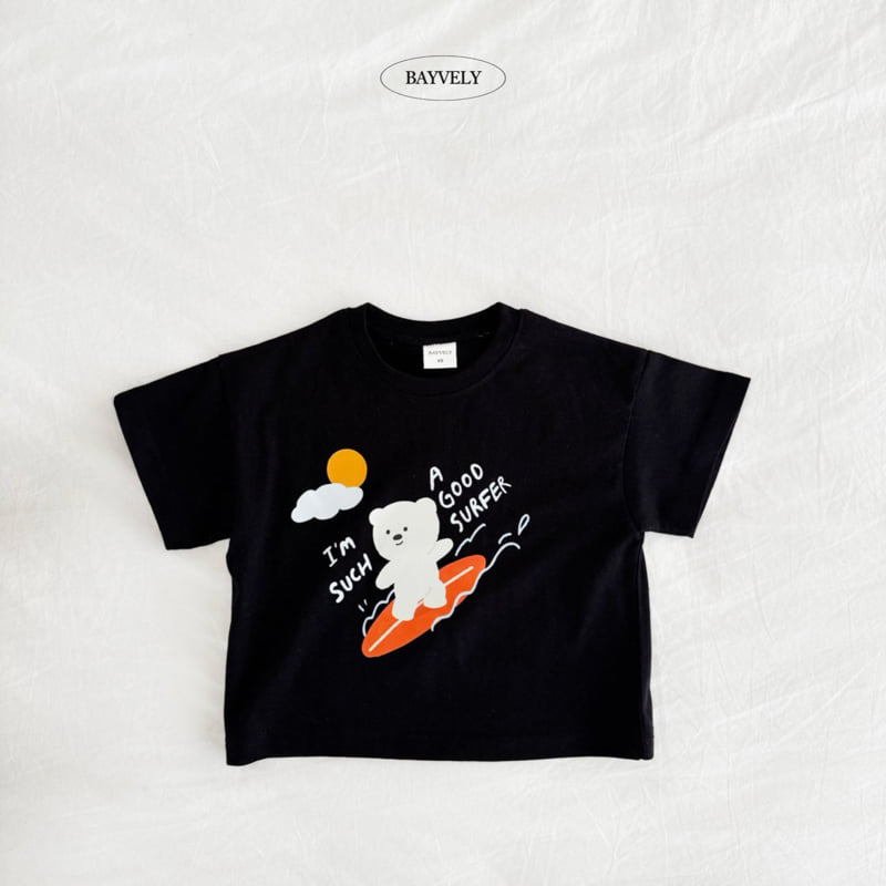 Bayvely - Korean Children Fashion - #designkidswear - Bear Surfer Tee - 3