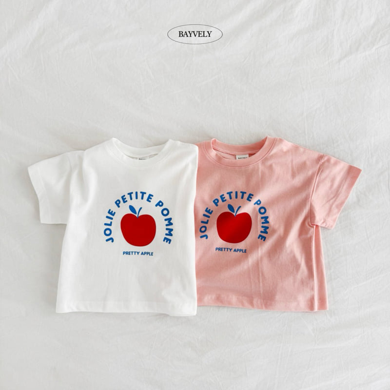 Bayvely - Korean Children Fashion - #fashionkids - Apple Tee
