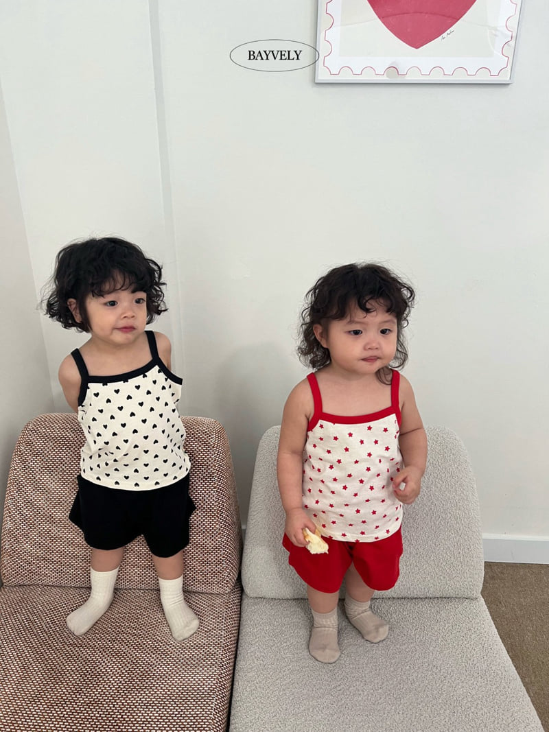 Bayvely - Korean Children Fashion - #kidsshorts - Star String Sleeveless - 5