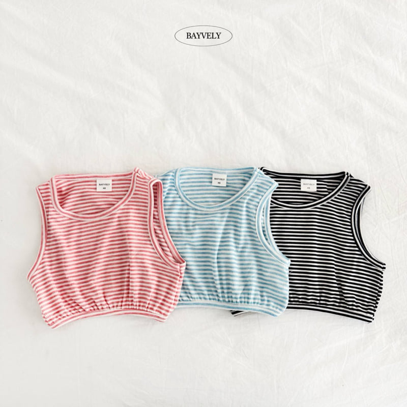 Bayvely - Korean Children Fashion - #kidsshorts - Crop Balloon Sleeveless