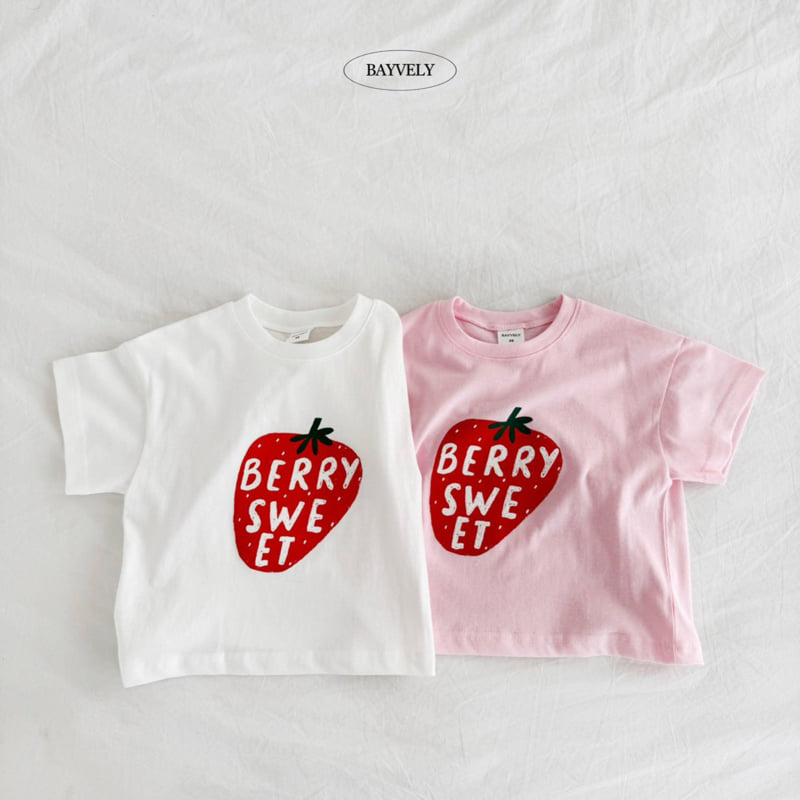 Bayvely - Korean Children Fashion - #kidsstore - Berry Tee