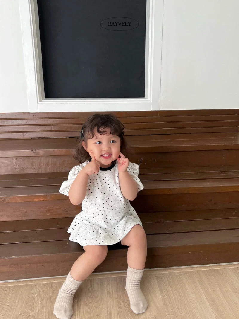 Bayvely - Korean Children Fashion - #kidsstore - Heart Puff Tee - 6