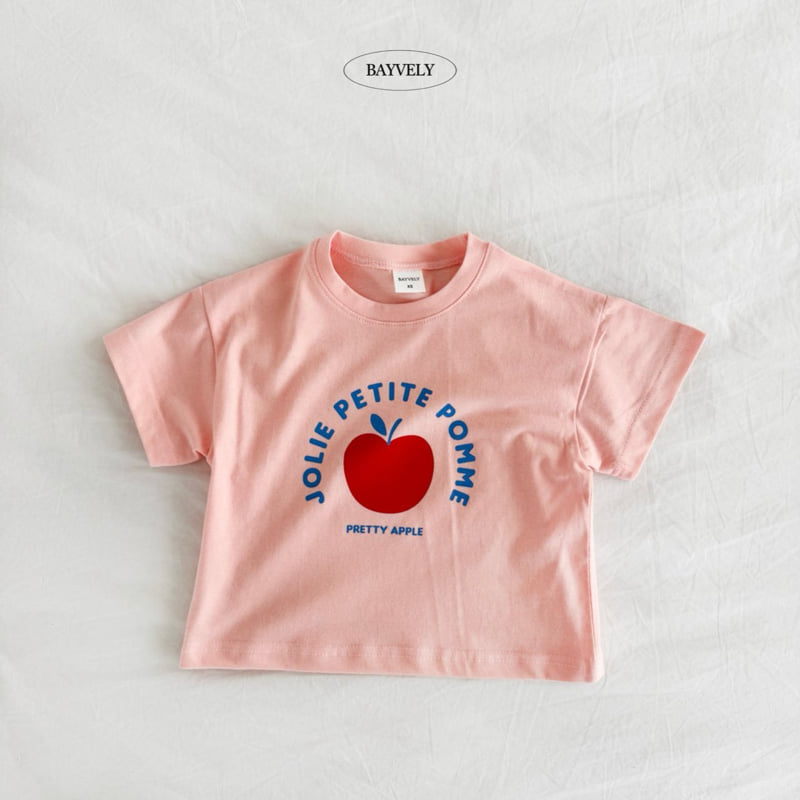 Bayvely - Korean Children Fashion - #kidsstore - Apple Tee - 3