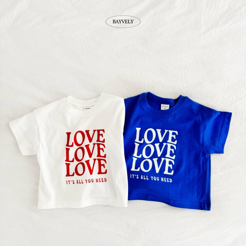 Bayvely - Korean Children Fashion - #kidzfashiontrend - Love Tee