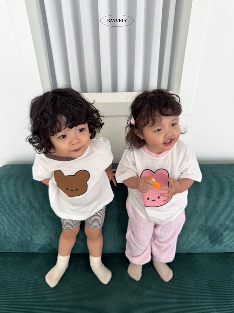 Bayvely - Korean Children Fashion - #littlefashionista - Rabbit Bear Tee - 7