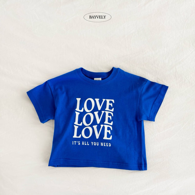 Bayvely - Korean Children Fashion - #littlefashionista - Love Tee - 3