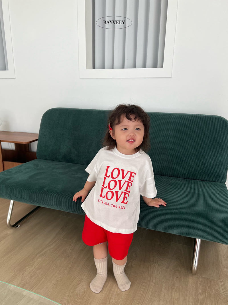 Bayvely - Korean Children Fashion - #prettylittlegirls - Love Tee - 6