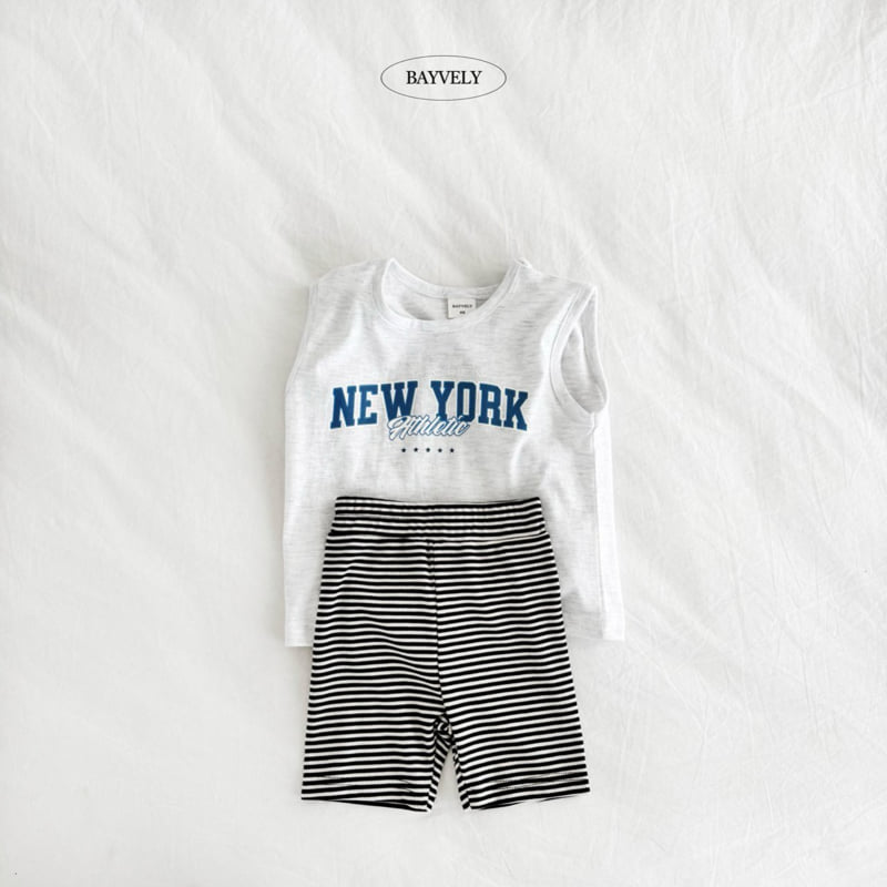 Bayvely - Korean Children Fashion - #todddlerfashion - New York Sleeveless - 4