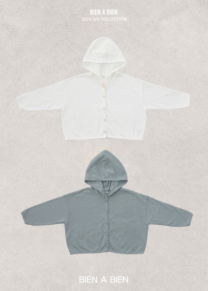 Bien A Bien - Korean Children Fashion - #kidzfashiontrend - Miel Hooded Cardigan