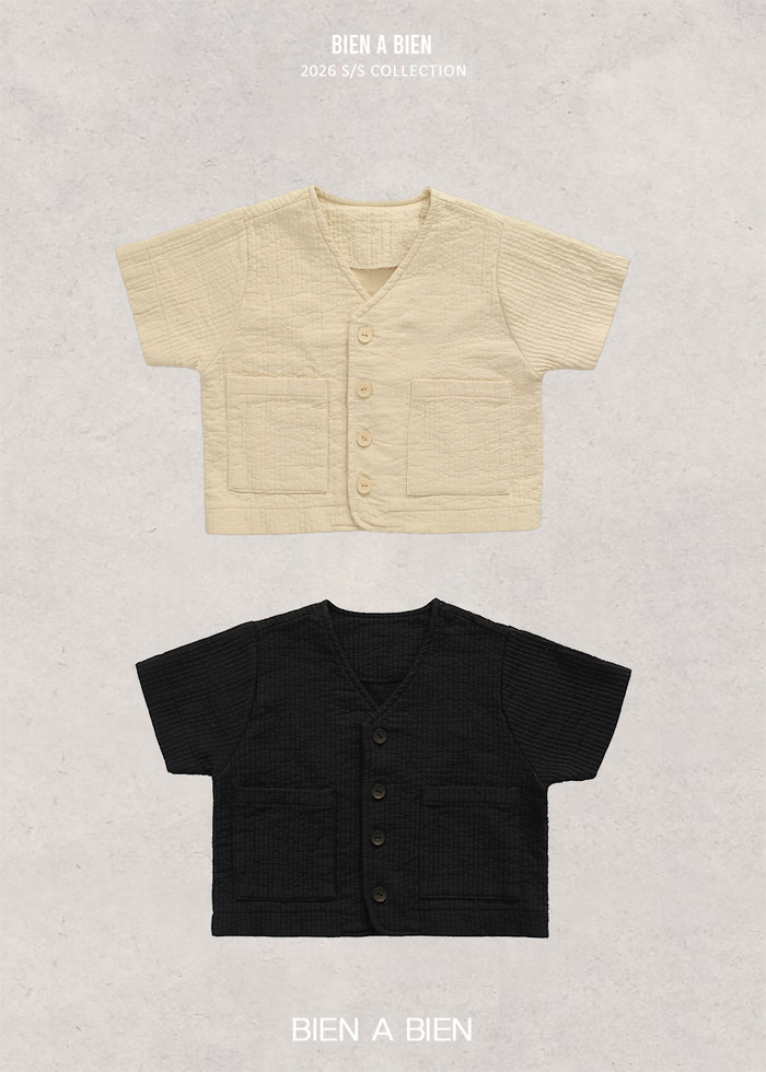 Bien A Bien - Korean Children Fashion - #magicofchildhood - Ake Short Sleeve Jacket