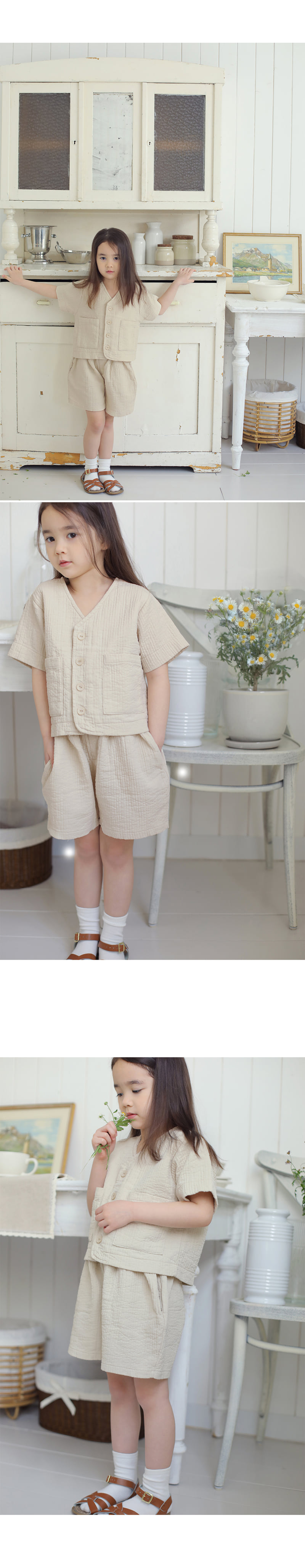 Bien A Bien - Korean Children Fashion - #prettylittlegirls - Ake Short Sleeve Jacket - 3