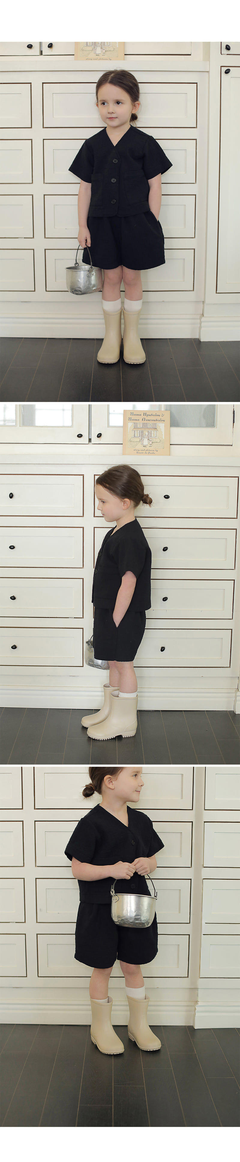Bien A Bien - Korean Children Fashion - #prettylittlegirls - Ake Short Sleeve Jacket - 4