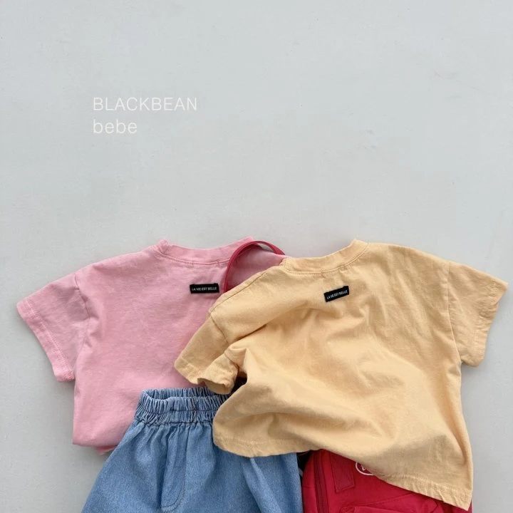 Black Bean - Korean Baby Fashion - #babyboutique - Basic Bebe Tee - 12