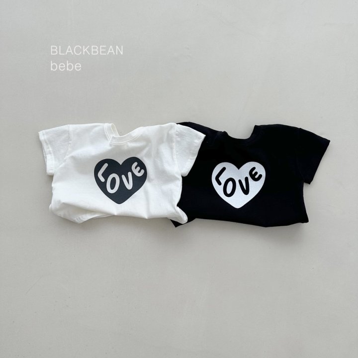 Black Bean - Korean Baby Fashion - #babyboutique - Heart Bebe Tee - 11