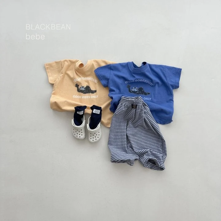 Black Bean - Korean Baby Fashion - #babyboutique - Hello Bebe Tee - 3