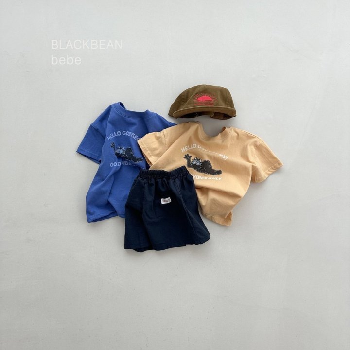 Black Bean - Korean Baby Fashion - #babyboutique - Hello Bebe Tee - 4