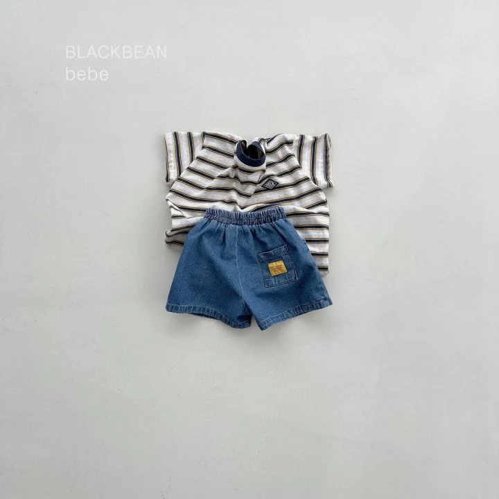 Black Bean - Korean Baby Fashion - #babyclothing - Play Bebe Denim Pants - 8