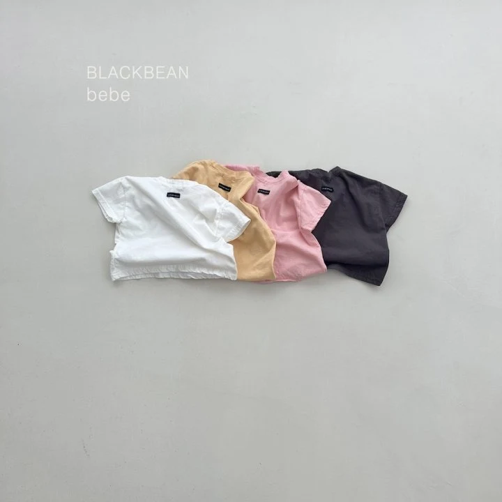 Black Bean - Korean Baby Fashion - #babyfashion - Basic Bebe Tee