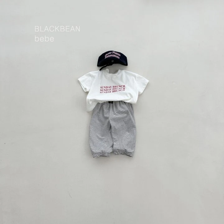 Black Bean - Korean Baby Fashion - #babyfever - Brunch Bebe Tee - 3