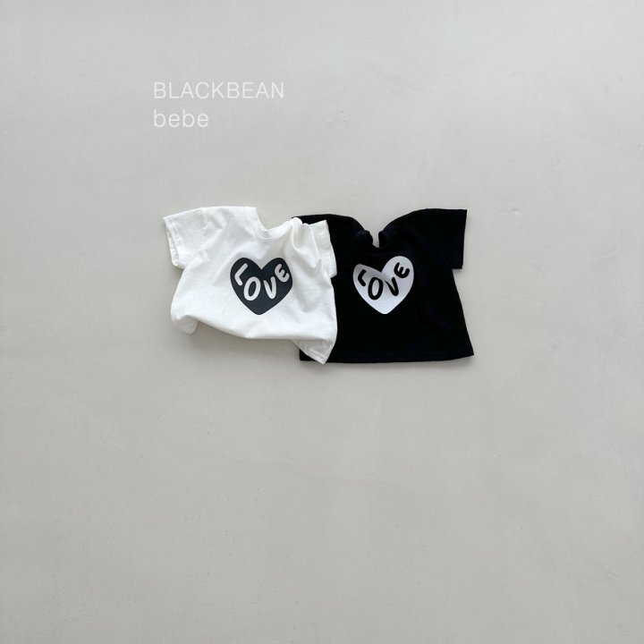 Black Bean - Korean Baby Fashion - #babyfever - Heart Bebe Tee
