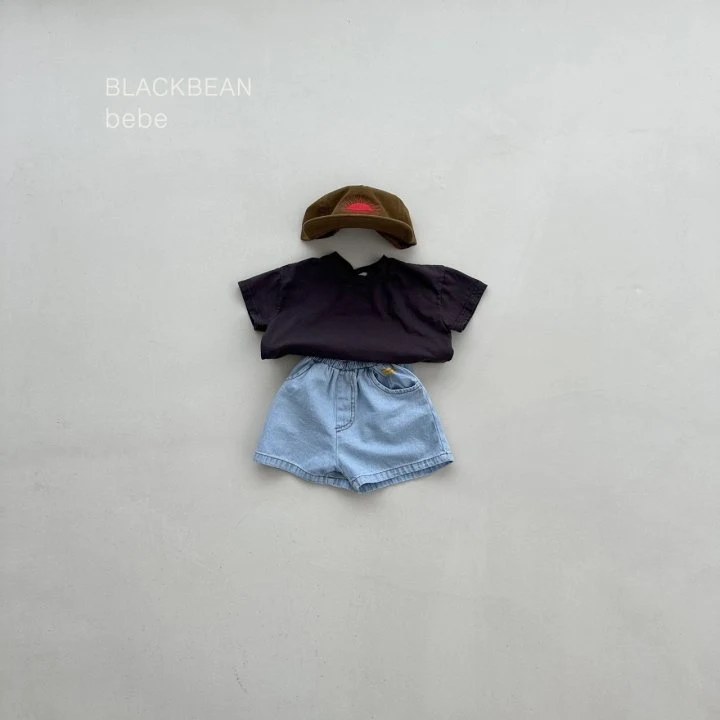 Black Bean - Korean Baby Fashion - #babyoninstagram - Basic Bebe Tee - 5