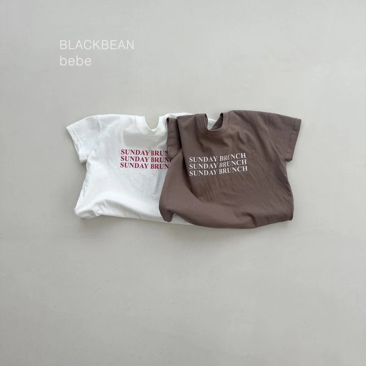 Black Bean - Korean Baby Fashion - #babyoutfit - Brunch Bebe Tee - 9