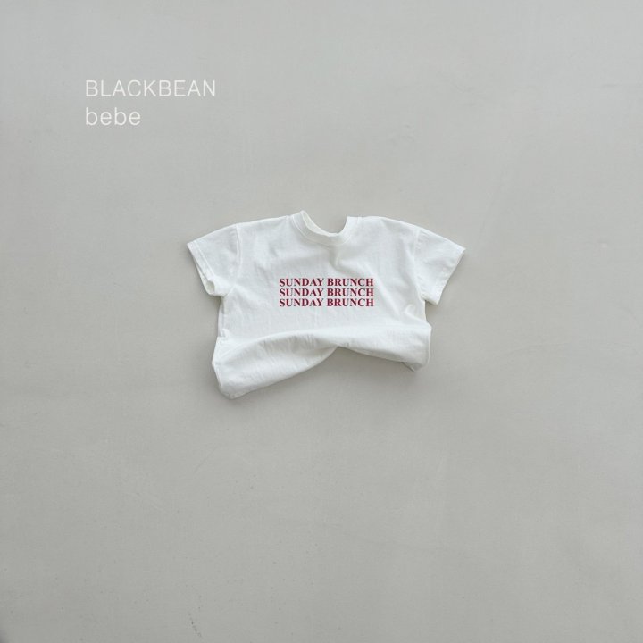 Black Bean - Korean Baby Fashion - #babywear - Brunch Bebe Tee - 10