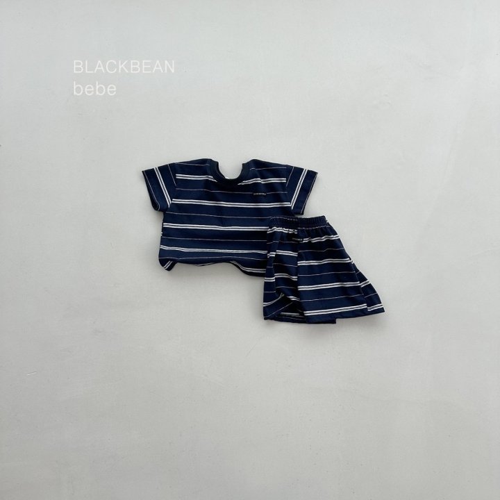 Black Bean - Korean Baby Fashion - #babyoutfit - More Bebe Set - 4