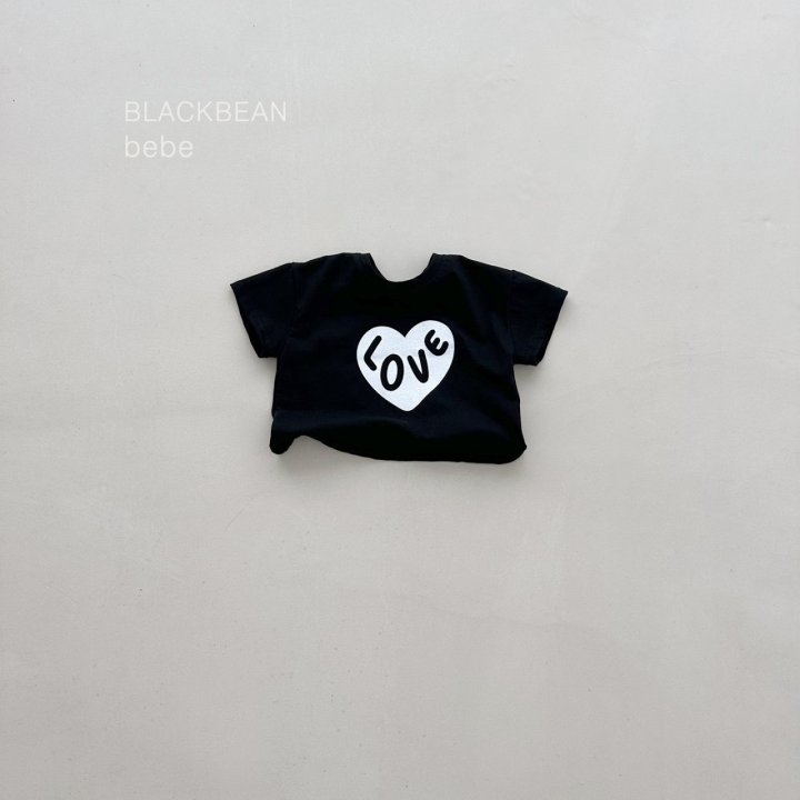 Black Bean - Korean Baby Fashion - #onlinebabyshop - Heart Bebe Tee - 10