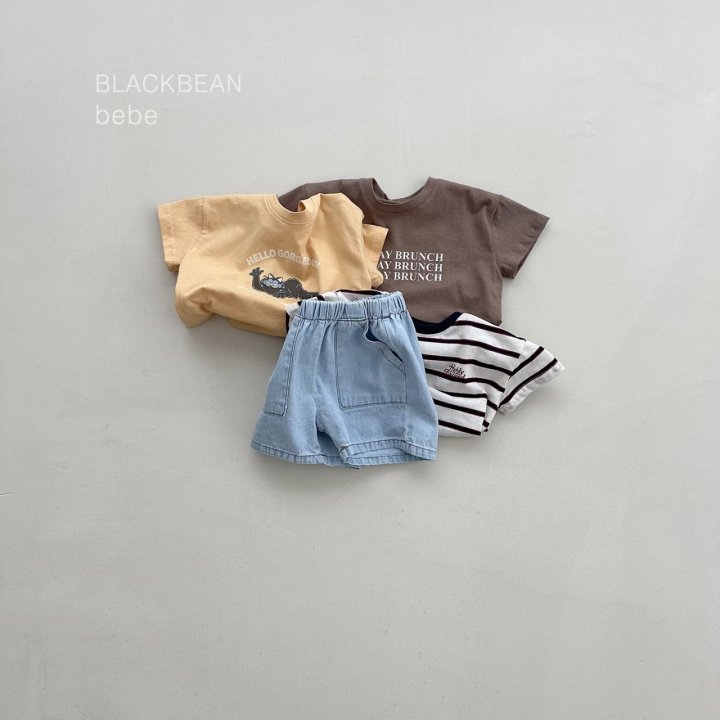 Black Bean - Korean Baby Fashion - #smilingbaby - Soda Bebe Denim Pants - 6