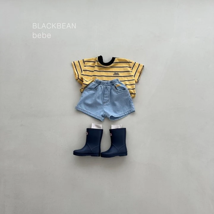 Black Bean - Korean Baby Fashion - #smilingbaby - Play Bebe Denim Pants - 5