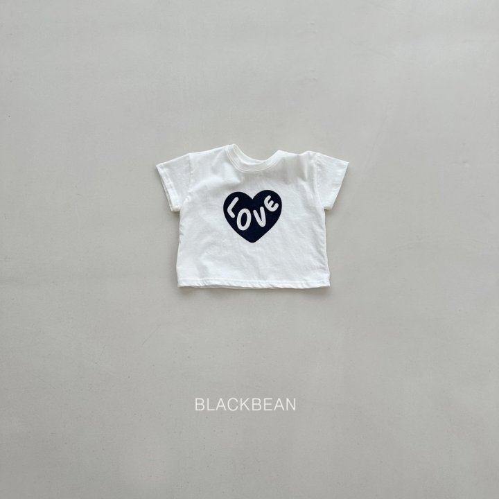Black Bean - Korean Children Fashion - #childofig - Heart Tee - 8