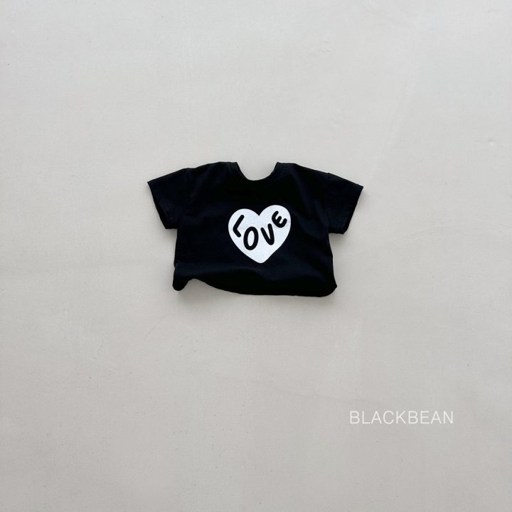 Black Bean - Korean Children Fashion - #childofig - Heart Tee - 9