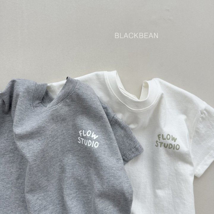 Black Bean - Korean Children Fashion - #childofig - Flow Tee - 7