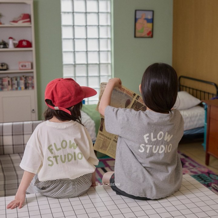 Black Bean - Korean Children Fashion - #designkidswear - Flow Tee - 9
